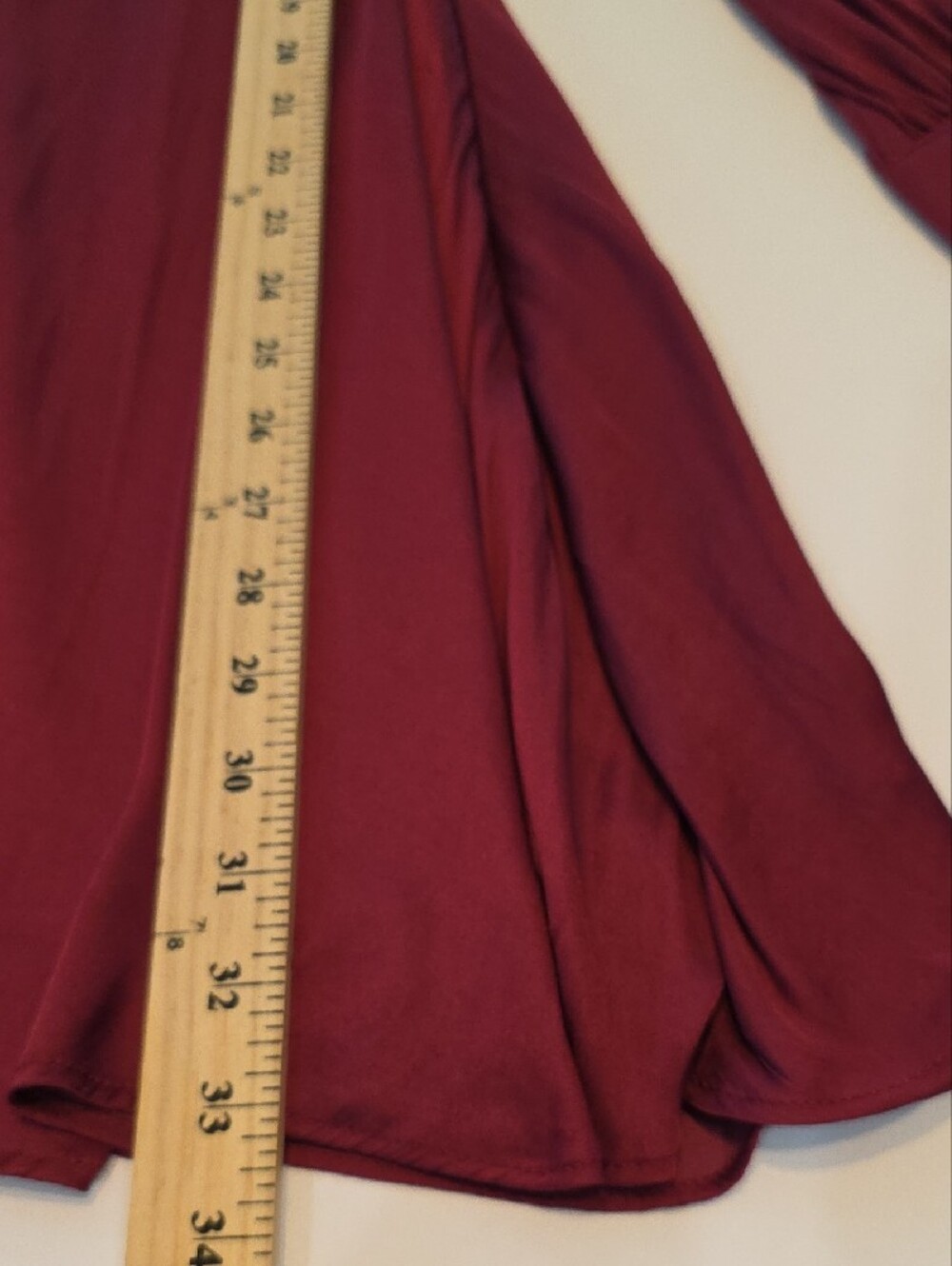 Bardot Claire Mini Dress Merlot Size 8 Medium Twist Front Wedding Guest Flare - Picture 16 of 17